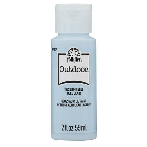 FolkArt ® Outdoor™ Acrylic Colors - Light Blue, 2 oz. - 1633