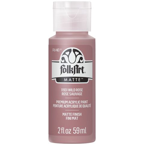 FolkArt ® Acrylic Colors - Wild Rose, 2 oz. - 11931