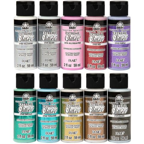 FolkArt ® Extreme Glitter™ 10 Color Set - PROMOFAGLT