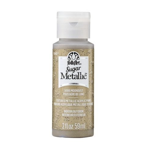 FolkArt ® Sugar Metallic™ Acrylic Paint - Moondust, 2 oz. - 50916