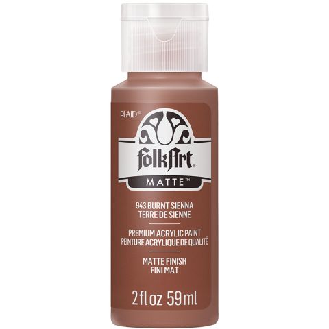 FolkArt ® Acrylic Colors - Burnt Sienna, 2 oz. - 943