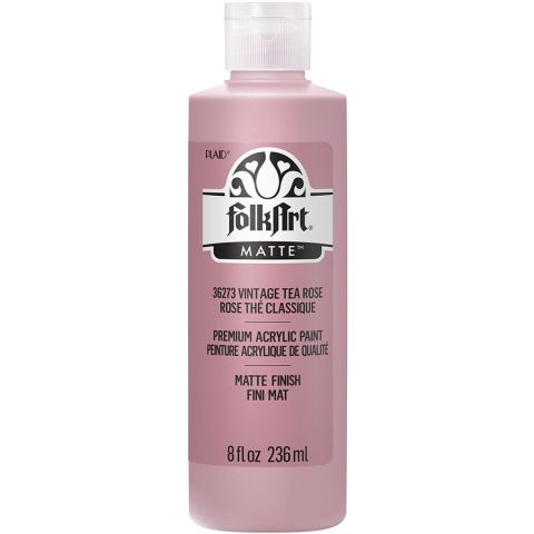 FolkArt ® Acrylic Colors - Vintage Tea Rose, 8 oz. - 36273