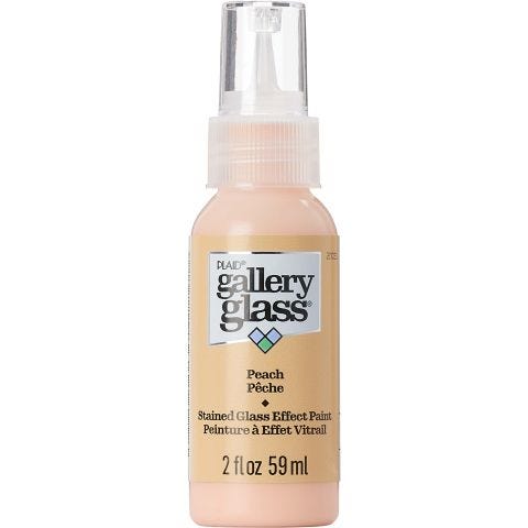 Gallery Glass ® Stained Glass Effect Paint - Peach, 2 oz. - 20031