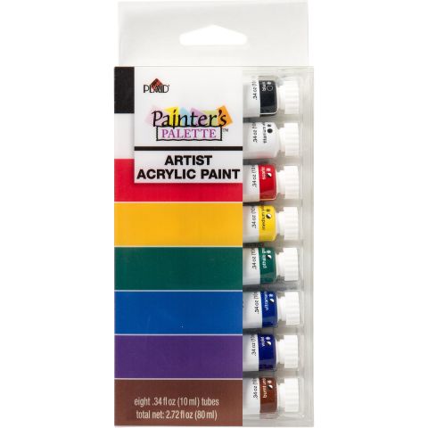 Plaid ® Painter's Palette™ Acrylic Tube Paint Set, 8 pcs. - 23263