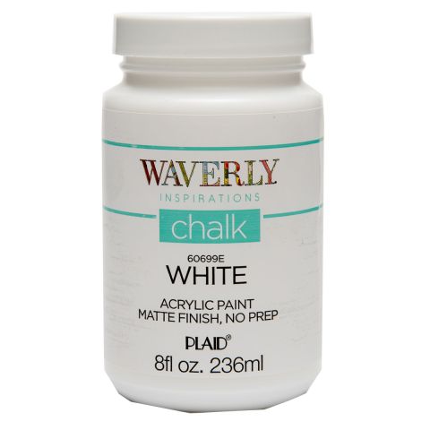 Waverly ® Inspirations Chalk Acrylic Paint - White, 8 oz. - 60699E