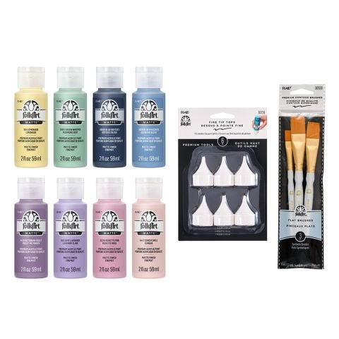 FolkArt ® Mindful Positive Paint Kit, 17pc - PROMOMDFPOS