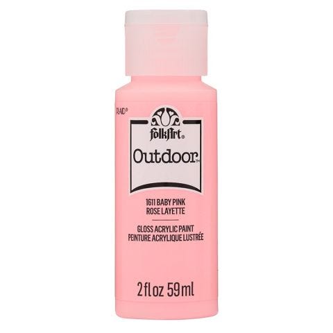 FolkArt ® Outdoor™ Acrylic Colors - Baby Pink, 2 oz. - 1611