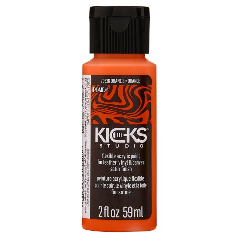 Kicks™ Studio Flexible Acrylic Paint - Orange, 2 oz. - 70626