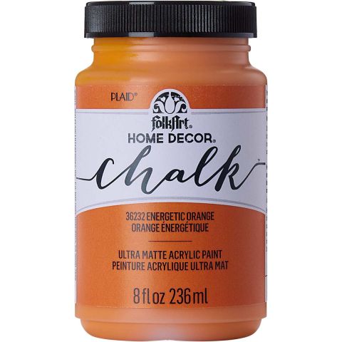 FolkArt ® Home Decor™ Chalk - Energetic Orange, 8 oz. - 36232