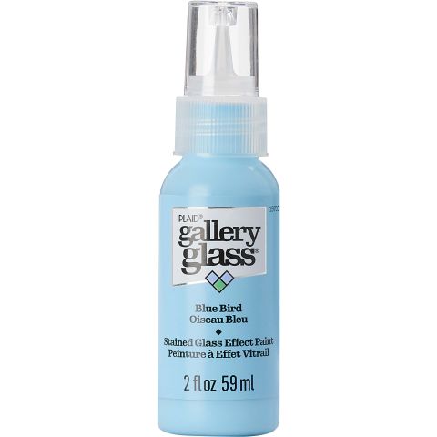 Gallery Glass ® Stained Glass Effect Paint - Blue Bird, 2 oz. - 19705