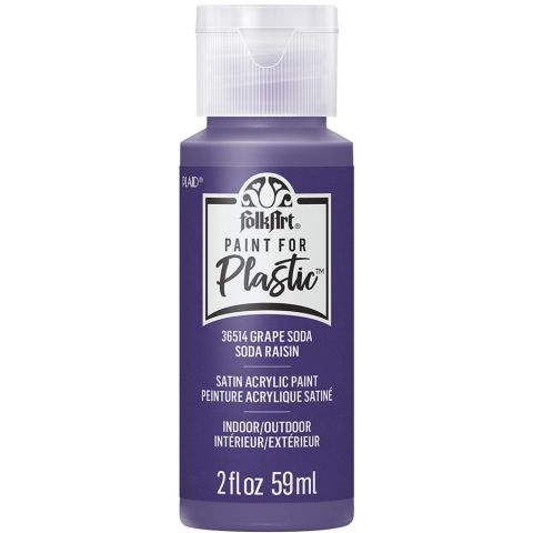 FolkArt ® Paint For Plastic™ - Grape Soda, 2oz. - 36514