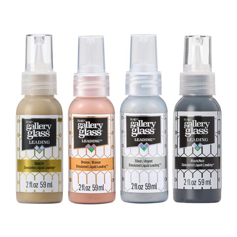 Gallery Glass ® Metallic Liquid Leading™ Kit - 4pc, 2 oz. - PROMOGGLL24