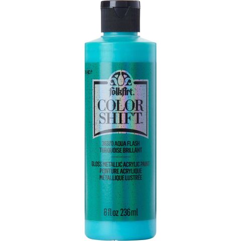 FolkArt ® Color Shift™ Acrylic Paint - Aqua Flash, 8 oz. - 36370