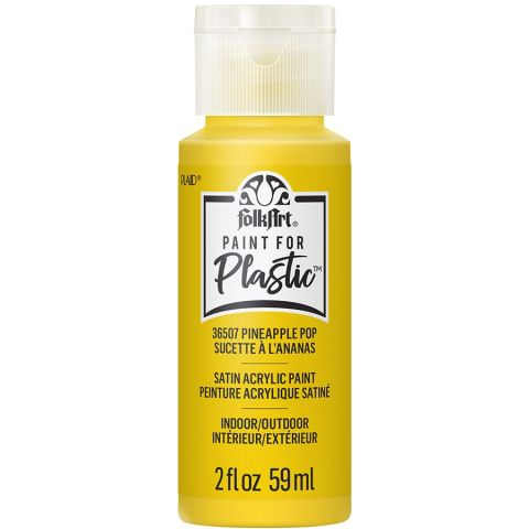 FolkArt ® Paint For Plastic™ - Pineapple Pop, 2oz. - 36507