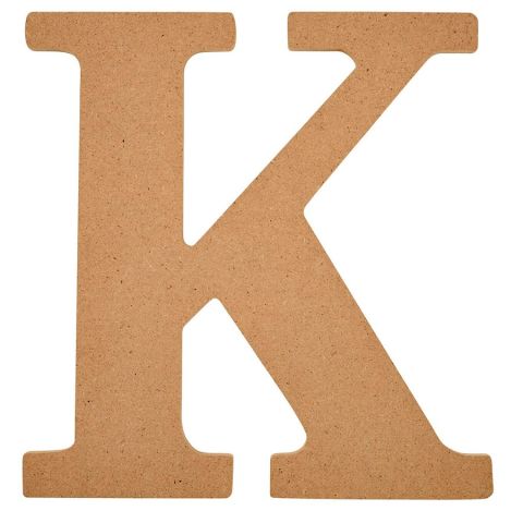 Plaid ® Wood Surfaces - 8 inch MDF Letter - K - 63590