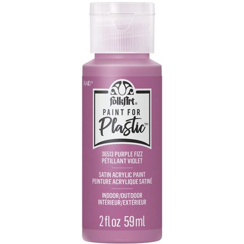 FolkArt ® Paint For Plastic™ - Purple Fizz, 2oz. - 36513