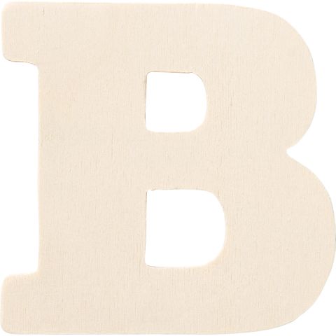 Plaid ® Painter's Palette™ Wood Letter - B. 4 inch - 23791