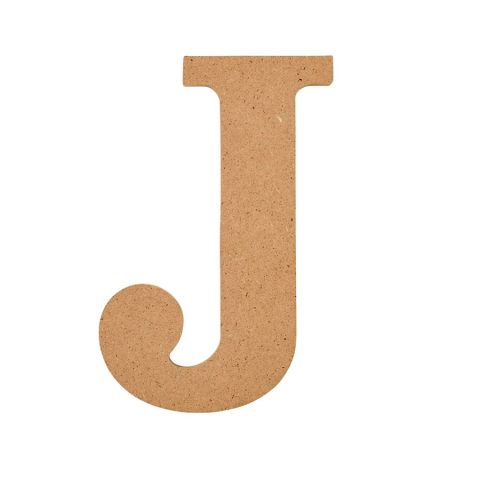 Plaid ® Wood Surfaces - 5 inch MDF Letter - J - 63563