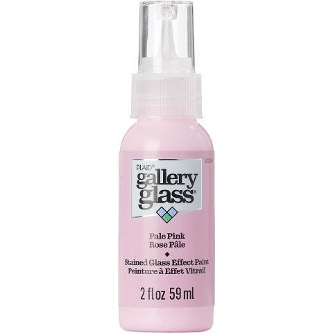 Gallery Glass ® Stained Glass Effect Paint - Pale Pink, 2 oz. - 20039