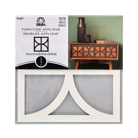 FolkArt ® Furniture Applique - Circles, 1pc - 70776