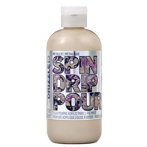 FolkArt ® Drizzle™ Pouring Acrylics - Brassy Metallic, 9 oz. - 61837