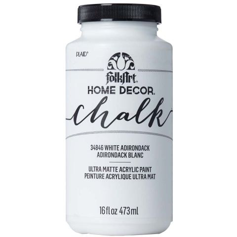 FolkArt ® Home Decor™ Chalk - White Adirondack, 16 oz. - 34846