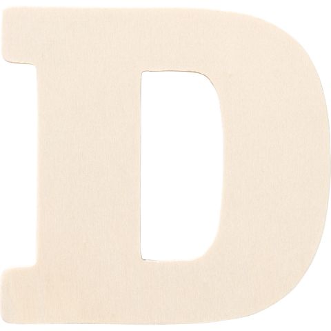 Plaid ® Painter's Palette™ Wood Letter - D. 4 inch - 23793