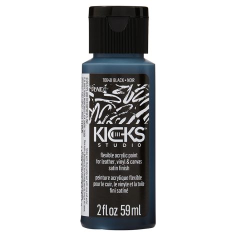 Kicks™ Studio Flexible Acrylic Paint - Black, 2 oz. - 70648