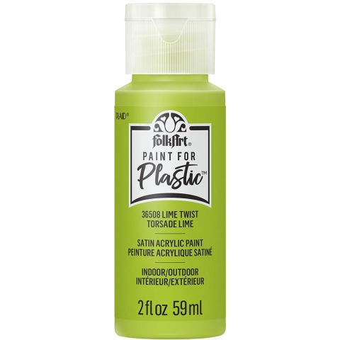 FolkArt ® Paint For Plastic™ - Lime Twist, 2oz. - 36508