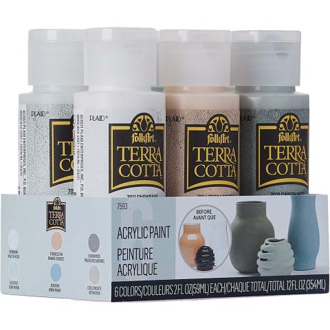 FolkArt ® Terra Cotta™ Acrylic Paint Set - Desert Chic, 6 pcs. - 7593