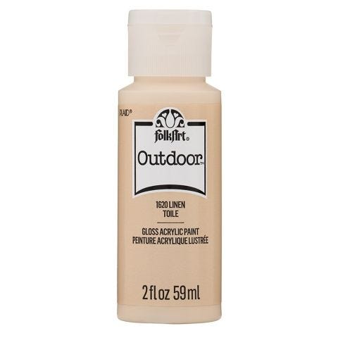 FolkArt ® Outdoor™ Acrylic Colors - Linen, 2 oz. - 1620