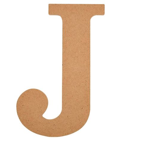 Plaid ® Wood Surfaces - 8 inch MDF Letter - J - 63589