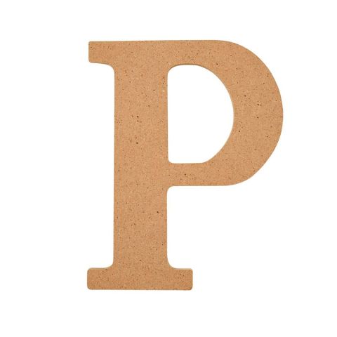 Plaid ® Wood Surfaces - 5 inch MDF Letter - P - 63569