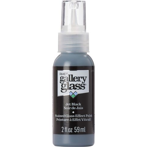 Gallery Glass ® Stained Glass Effect Paint - Jet Black, 2 oz. - 19778