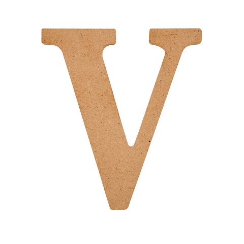 Plaid ® Wood Surfaces - 5 inch MDF Letter - V - 63575