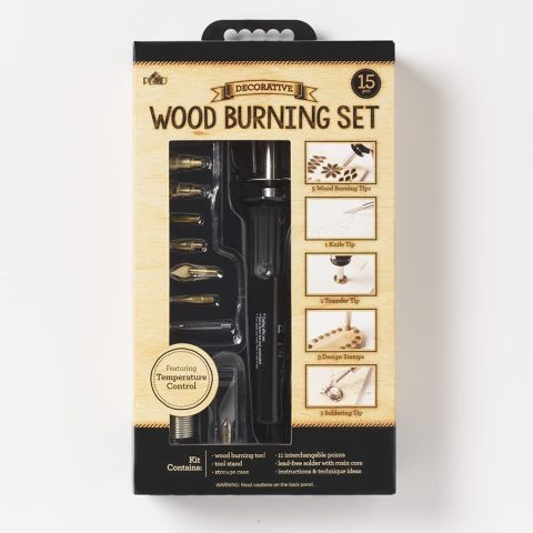 Plaid ® Wood Burning Set with Variable Temperature Control - 17391E