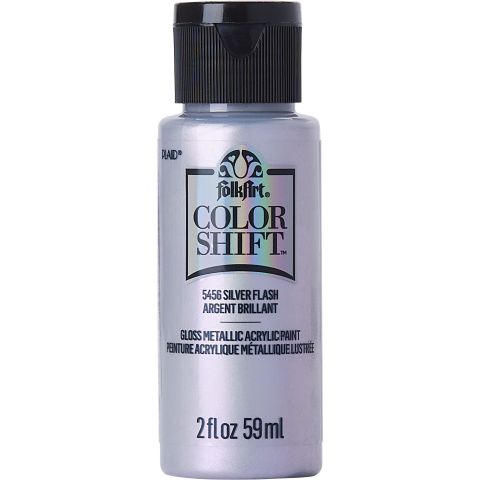 FolkArt ® Color Shift™ Acrylic Paint - Silver Flash, 2 oz. - 5456