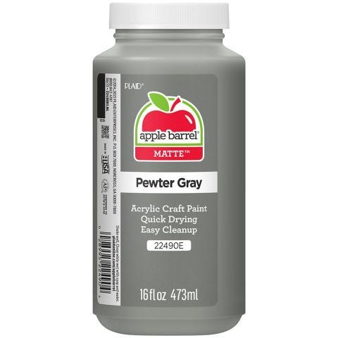 Apple Barrel ® Colors - Pewter Gray, 16 oz. - 22490E