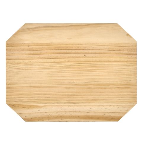 Plaid ® Wood Surfaces - Plaques - Extra Large Rectangle with Snipped Corners, 12" x 16" - 63685