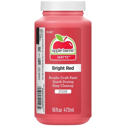 Apple Barrel ® Colors - Bright Red, 16 oz. - 21123