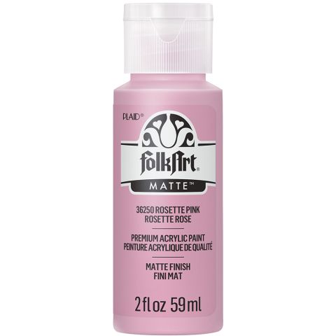 FolkArt ® Acrylic Colors - Rosette Pink, 2 oz. - 36250