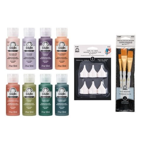 FolkArt ® Mindful Expressive Paint Kit, 17pc - PROMOMDFEXP