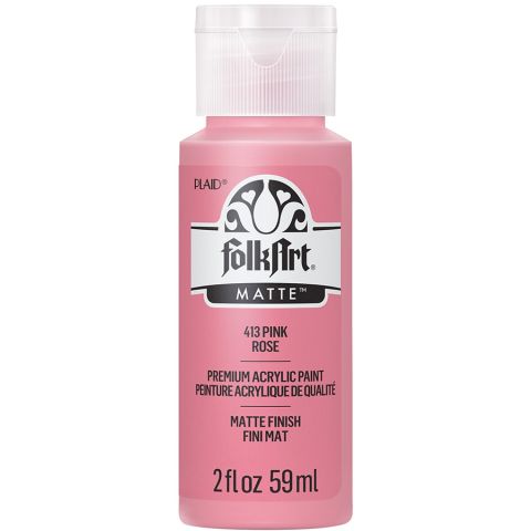 FolkArt ® Acrylic Colors - Pink, 2 oz. - 413