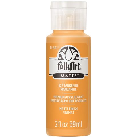 FolkArt ® Acrylic Colors - Tangerine, 2 oz. - 627