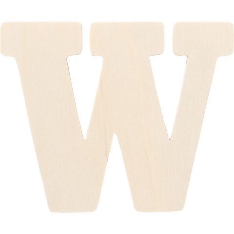 Plaid ® Painter's Palette™ Wood Letter - W. 4 inch - 23886