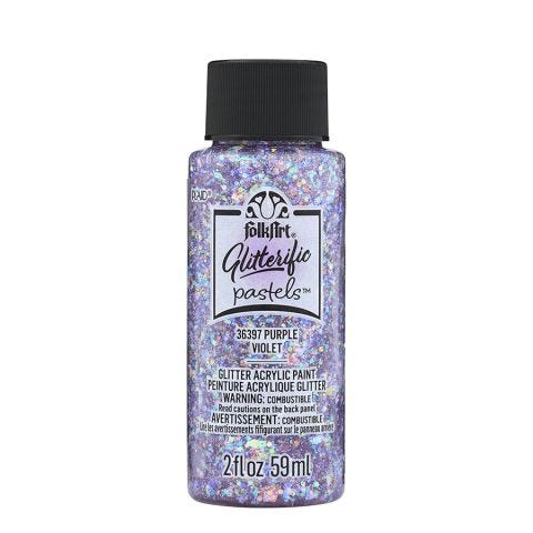 FolkArt ® Glitterific Pastels™ - Purple, 2oz. - 36397