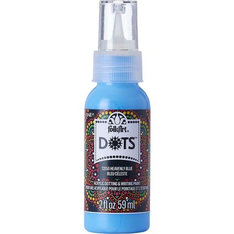 FolkArt® Dots™ Acrylic Paint - Heavenly Blue, 2 oz. - 12050