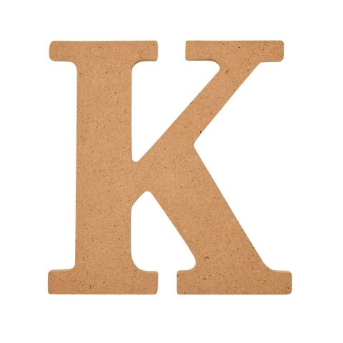 Plaid ® Wood Surfaces - 5 inch MDF Letter - K - 63564