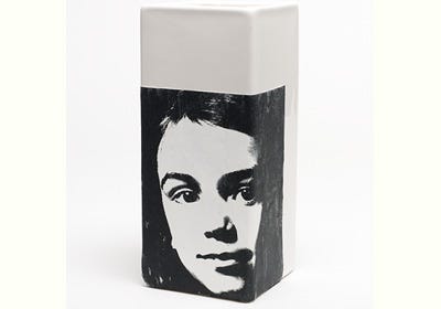 High Contrast Black & White Photo Vase