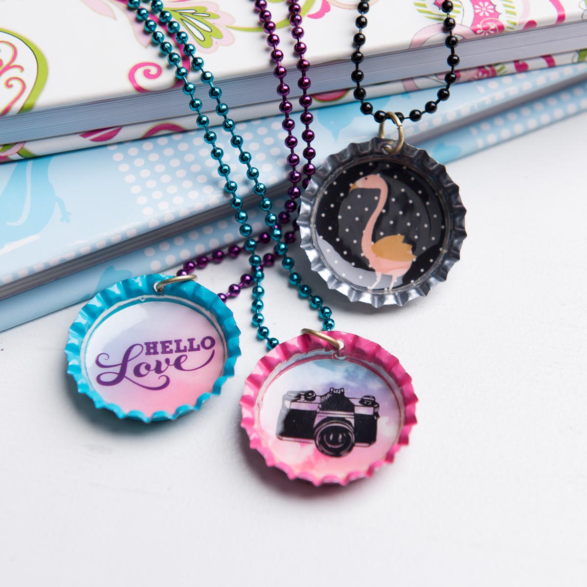 Bottlecap Necklaces